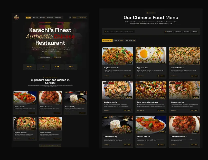 Portfolio website UI/UX design